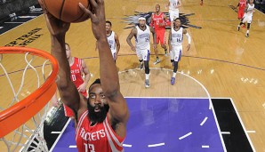 James Harden sorgte quasi im Alleingang für den Sieg der Rockets gegen die Kings