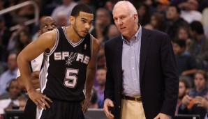 Gregg Popovich (r.) gilt als bester Coach der NBA