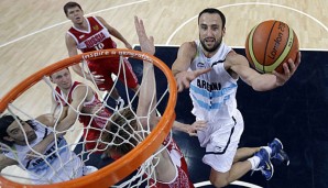 Dieses Jahr werden wir Manu Ginobili (r.) nicht mehr im Argentinien-Dress sehen