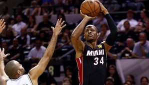 Ray Allen spielt seit 1996 in der NBA und war zuletzt für die Miami Heat aktiv