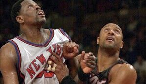 Alonzo Mourning (r.) gewann 2006 mit den Miami Heat die Meisterschaft