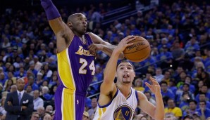 Klay Thompson (r.) erzielte gegen die Lakers 41 Punkte