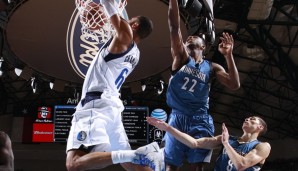 Tyson Chandler (l.) und die Mavericks konnten den nächsten Sieg einfahren