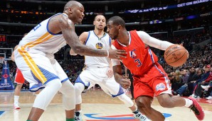 Chris Paul (r.) und die Clippers drehten erst in Hälfte zwei auf