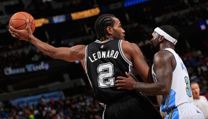 Kawhi Leonard wird den Spurs womöglich lange nicht zur Verfügung stehen