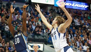 Zach Randolph ließ Dirk in der Defense ziemlich alt aussehen