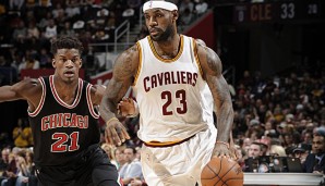 LeBron James war gegen die Chicago Bulls mit 26 Punkten Topscorer