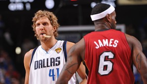 In den Finals 2011 behielten die Mavs um Dirk Nowitzki gegen die Heat die Oberhand