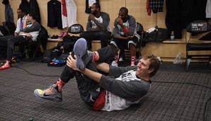 Dirk Nowitzki sorgte sportlich und verbal für gute Laune im Madison Square Garden