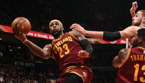 LeBron James stellte die Raptors-Defense immer wieder vor Probleme