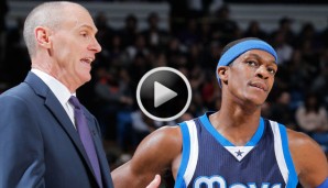 Rick Carlisle (l.) und Rajon Rondo gerieten während eines Spiels aneinander