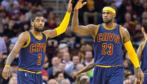 Die Cleveland Cavaliers um Kyrie Irving und LeBron James spielen endlich konstant