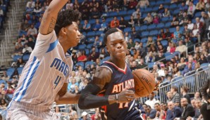 Dennis Schröder (r.) verlor das Duell der Nachwuchshoffnungen gegen Elfrid Payton (l.)