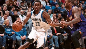 Andrew Wiggins spielte eine starke erste Saison für die Minnesota Timberwolves