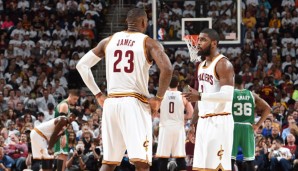 LeBron James und Kyrie Irving führten die Cavs gemeinsam zum Sieg in Spiel zwei