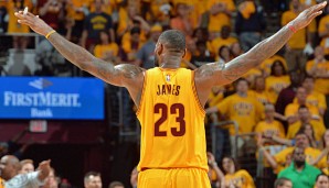 LeBron James legte eines der besten Spiele in seiner Playoff-Karriere hin