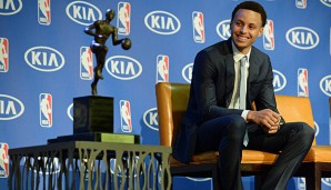 Warriors-Guard Stephen Curry ist der verdiente MVP der Regular Season