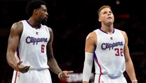 DeAndre Jordan (l.) verlängerte seinen Vertrag bei den Los Angeles Clippers