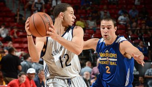 Seth Curry (l.) ist mit 25 Punkten pro Spiel Topscorer in Las Vegas