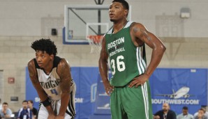 Elfrid Payton (l.) Marcus Smart (r.) waren im letzten Jahr als Rookies in Orlando dabei