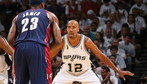 Bruce Bowen brachte LeBron James in den Finals 2007 zur Verzweiflung