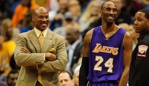 Byron Scott (l.) freut sich bereits auf die Rückkehr von Kobe Bryant