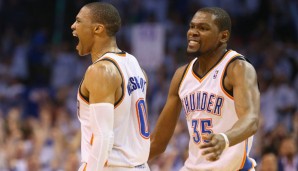 Russell Westbrook und Kevin Durant sind endlich wiedervereint