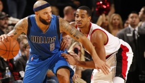 Deron Williams (l.) führt die Mavericks mit 30 Punkten zum Sieg