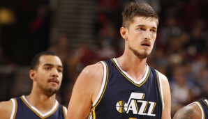 Tibor Pleiss erzielte mit 12 Punkten und 10 Rebounds ein Double-Double für das Jazz-Farmteam