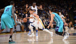 Angeschlagen? Davon war bei Stephen Curry eher wenig zu sehen