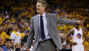 Steve Kerr wurde bereits in seiner ersten Saison als Head Coach NBA-Champion