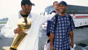 Brian Shaw (r.) gewann mit Kobe Bryant 3 Titel als Mitspieler und 2 als Assistant Coach