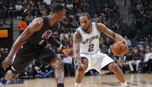 Kawhi Leonard legte gegen die Clippers 20 Punkte auf.