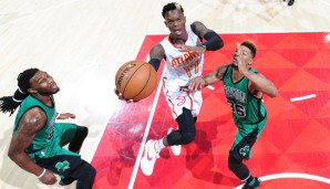 Dennis Schröder erzielte gegen die Celtics X Punkte