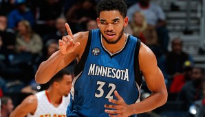 Karl-Anthony Towns wurde jeden Monat zum besten Rookie der Western Conference gewählt