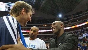 Über Jahre Gegner, einst beinahe vereint: Dirk Nowitzki und Kobe Bryant