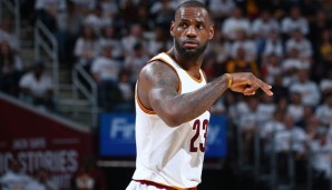 "Wer will mir denn hier ans Bein pinkeln?" LeBron James ist verwirrt