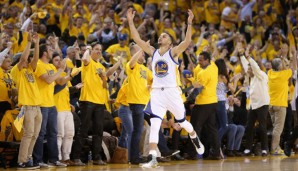 Stephen Curry war am Ende mal wieder nicht zu stoppen