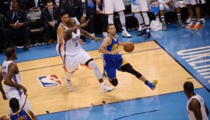 Stephen Curry startete schwach und erzwang dann doch das siebte Spiel gegen OKC