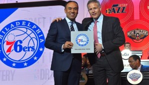 Die Philadelphia 76ers haben die Draft Lottery 2016 gewonnen