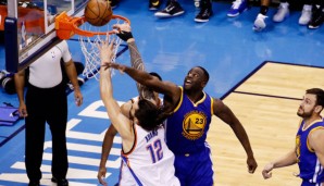 Draymond Green teilt gegen die Thunder einigermaßen regelmäßig aus