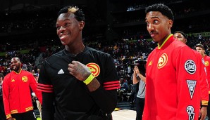 Dennis Schröder und Jeff Teague stehen beide bei den Hawks unter Vertrag