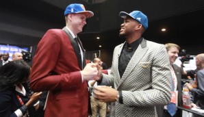 Kristaps Porzingis und Karl-Anthony Towns wurden 130-Mal gewählt