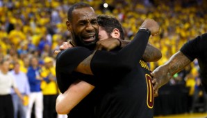 LeBron James ließ seinen Emotionen freien Lauf