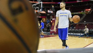 Stephen Curry konnte den Finals noch nicht seinen Stempel aufdrücken