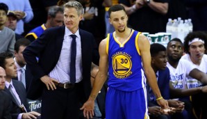 Steve Kerr und Stephen Curry waren mit den Schiedsrichter-Leistungen in Game 6 unzufrieden