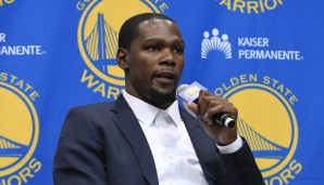 Kevin Durant sieht seinen Wechsel nach Golden State etwas zu sehr aufgebauscht