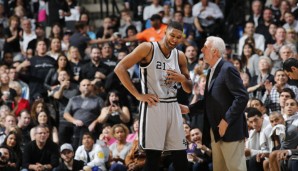 19 Jahre lang arbeiteten Tim Duncan und Gregg Popovich zusammen