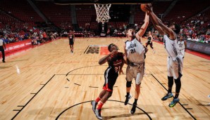 Tibor Pleiß zeigte gegen Portland seine bisher beste Leistung der Summer League