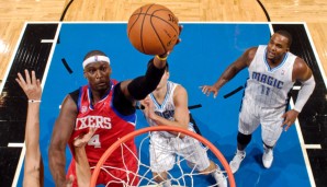 Kwame Brown spielte in der NBA zuletzt für die Sixers (2012/13)